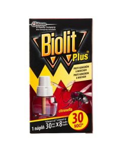 Biolit Plus náhradná tekutá náplň proti komárom a mucham 30 nocí