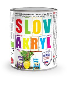 Slovakryl 0410 svetlomodrá univerzálna farba 0,75kg