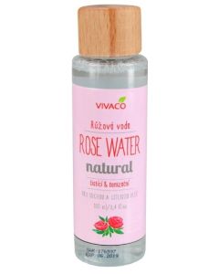 VivaPharm Rose Water Natural čistiaca a tonizačná pleťová voda 100ml