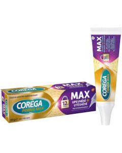 Corega Power Max proti prenikaniu jedla fixačný krém na zubné náhrady 40g