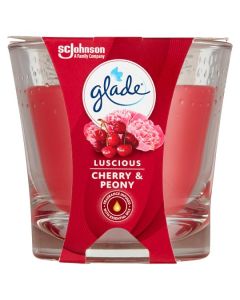 Glade Luscious Cherry & Peony sviečka 129g