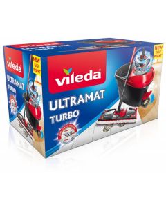 Vileda sada UltraMat Turbo plochý mop s pedálom