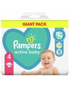Pampers Active Baby GP4 Maxi 76ks  9-14kg