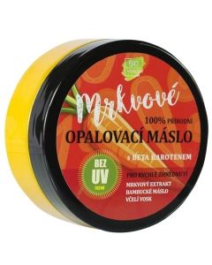 Vivaco Bio 100% prírodné Mrkvové opaľovacie maslo bez ultra violet filtrov 150ml