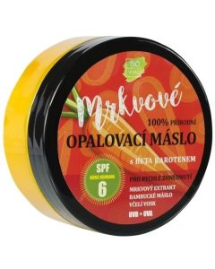 Vivaco Bio 100% prírodné mrkvové opaľovacie maslo SPF6 150ml