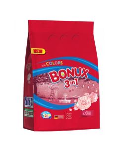 Bonux Color Rose prášok na pranie 3in1 1,5kg 20 praní