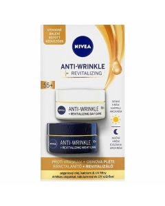 Nivea Anti-Wrinkle Revitalizing DUO 55+ obnovujúci denný, nočný krém 50ml 93360