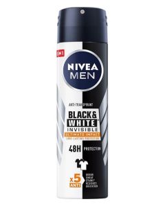 Nivea Men Black & White Ultimate Imapct 48H anti-perspirant sprej 150ml