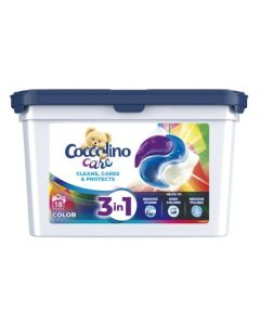 Coccolino Care 3v1 Color kapsule na pranie 486g 18 praní