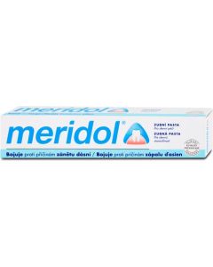 Meridol bojuje proti príčinám zápalu ďasien zubná pasta 75ml