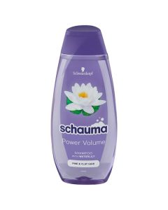 Schauma Power Volume Extrakt z lekna šampón pre jemné vlasy 400ml