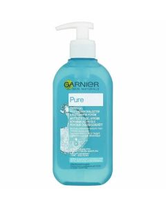 Garnier Skin Naturals Pure čistiaci gél proti nedokonalostiam pumpa 200ml