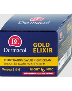 Dermacol Gold Elixír Caviar pleťový nočný krém 50ml