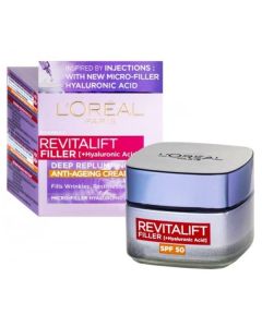Loréal Paris Revitalift Filler & Hyaluronic Acid denný krém 40+ SPF 50 50ml