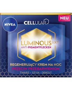 Nivea Cellular Luminous 630 nočný krém proti pigmentovým škvrnám 50ml 94134