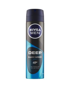Nivea Men Deep Black Carbon Beat 48H anti-perspirasnt sprej 150ml 95670