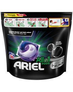 Ariel All in1 Revita & Black kapsule na pranie 36 praní