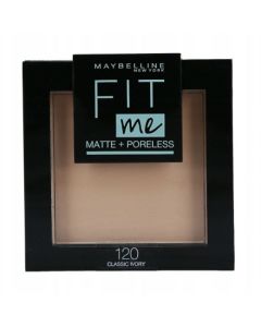 Maybelline New York Fit Me Matte & Poreless 120 Classic Ivory púder na tvár 9g