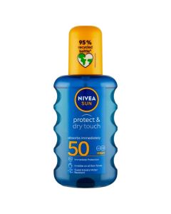 Nivea Sun Protect&Dry Touch neviditeľný sprej na opaľovanie SPF50 200ml