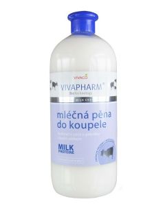 VivaPharm Kozia mliečna pena do kúpeľa hydratačná 1l