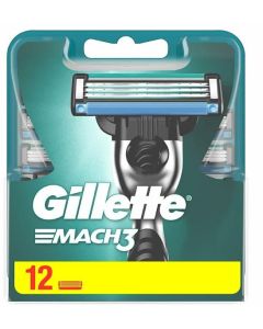 Gillette Mach3 náhradné hlavice 12ks