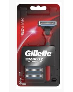 Gillette Mach3 Start Red Star holiaci strojček + náhradné hlavice 3ks