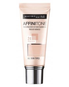 Maybelline New York Affinitone 24 Golden Beige hydratačný make-up 30ml