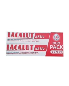 Lacalut Aktiv DUO zubná pasta 2x75ml