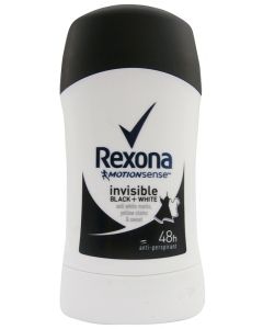 Rexona Invisible Black & White clothes 48H anti-perspirant stick 40ml