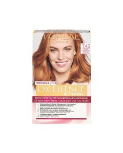 Loréal Excellence Creme 7.43 Zlatá Medená Blond farba na vlasy