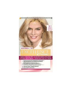 Loréal Excellence Creme 9.1 Blond Veľmi Svetlá Popolavá farba na vlasy