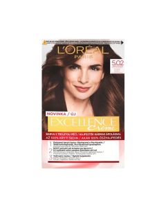 Loréal Excellence Creme 5.02 Svetlo Hnedá Dúhová farba na vlasy