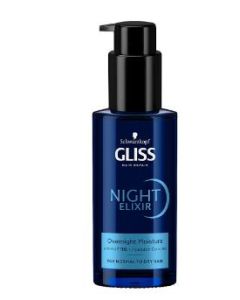 Gliss Night Elixir Aqua Revive nočný elixír na suche vlasy100ml