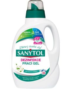 Sanytol Kvetinová Sviežosť dezinfekčný gél na pranie 1,7l 34 praní