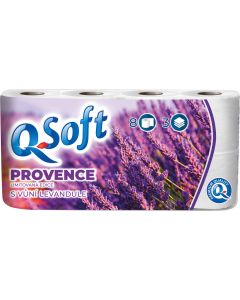 Q Soft toaletný papier 8ks Levanduľa 3-vrstvový