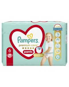 Pampers Premium Pants S6 15+kg detské plienky 42ks