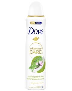 Dove Advanced Care Matcha Green Tea & Sakura Blossom anti-perspirant sprej 150ml