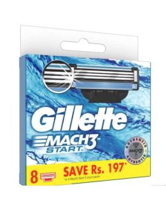 Gillette Mach3 Start náhradné hlavice 8ks