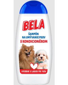 Bela šampón na umývanie psov s kondicionérom 230ml