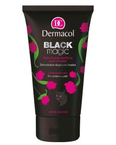 Dermacol Black Magic Active Charcoal zlupovacia detoxikačná maska na tvár 150ml