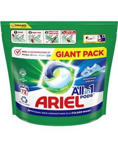 Ariel Mountain Spring Clean & Fresh kapsule na pranie 1,4832kg 72 praní