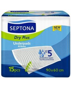 Septona Dry Plus hygienická podložka 5 vrstvová 90x60cm 15ks 9026