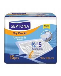 Septona Dry Plus XL hygienická podložka 5 vrstvová 90x180cm 15ks 9030