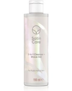 Gillette Satin Care For Pubic Hair&Skin jemný čistiaci gél 190ml