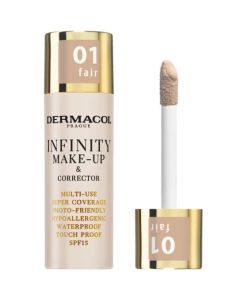 Dermacol Infinity & Corrector 01 Fair vysoko kricí make-up 20g