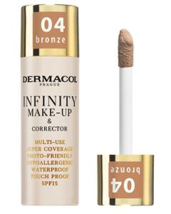 Dermacol Infinity & Corrector 04 Bronze vysoko kricí make-up 20g