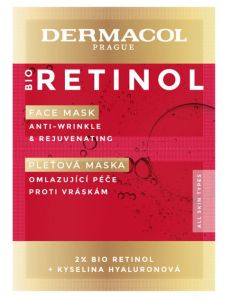 Dermacol Bio Retionol pleťová maska proti vráskam 2x8ml