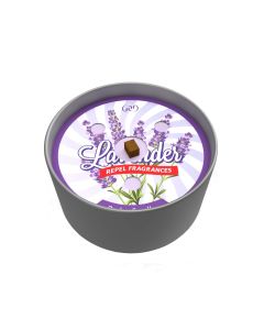 Santo Group Lavender dekoratívna vonná sviečka v plechovke 170g