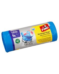 Fino Easy Pack zaväzovacie odpadové vrecia modré 70x96,5cm 120l 15ks