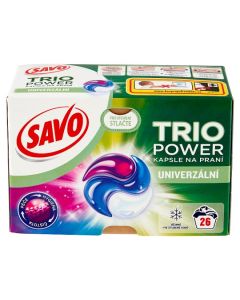 Savo Trio Power Univerzálne kapsule na pranie 26 praní